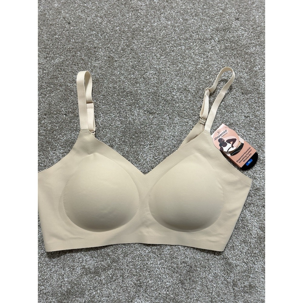 NEW Shapermint Women Essentials Smoothing Comfort Bra XL Removable Pad